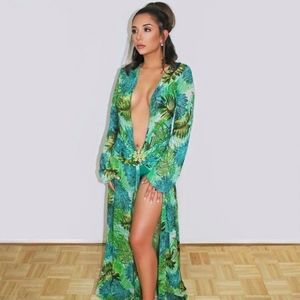 JLo Jungle Dress Costume/Cover Up